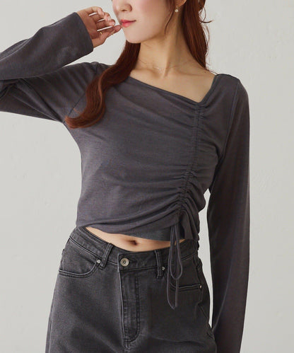 內搭套裝抽繩上衣