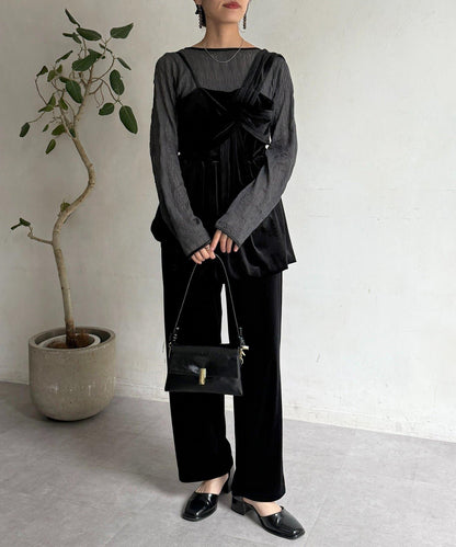 3件套天鵝絨套裝