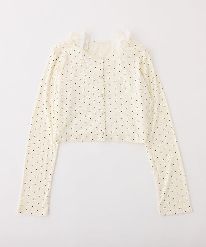 蕾絲內搭套裝開衫