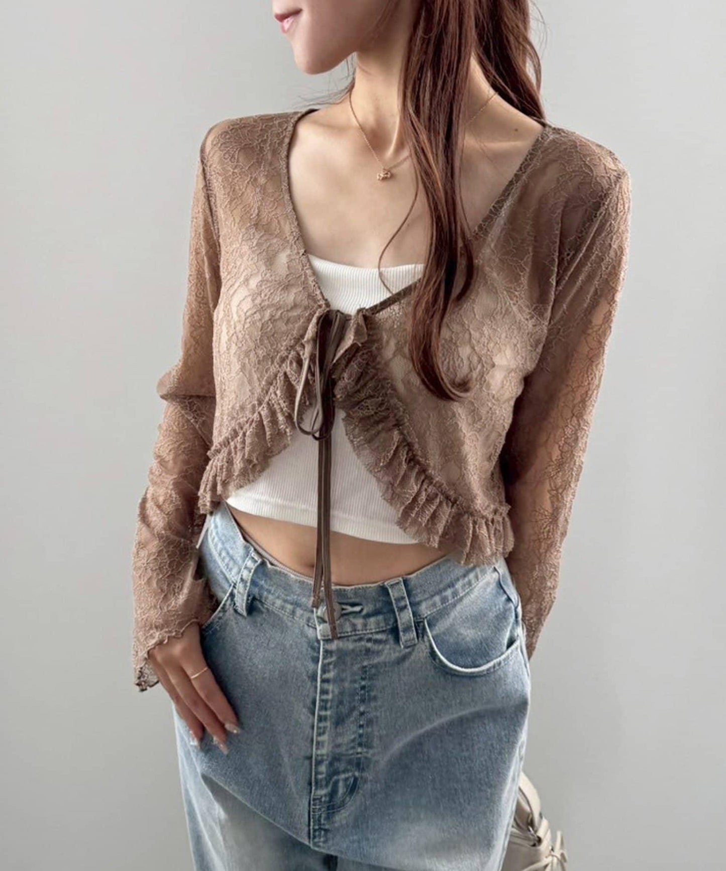 【one after another】蕾絲開衫