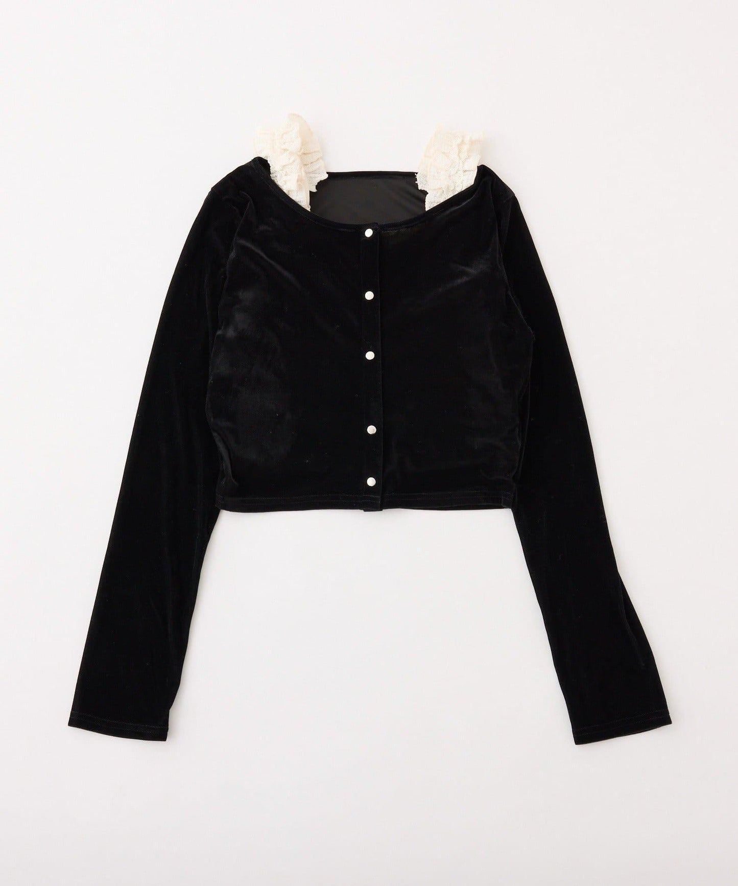 蕾絲內搭套裝開衫