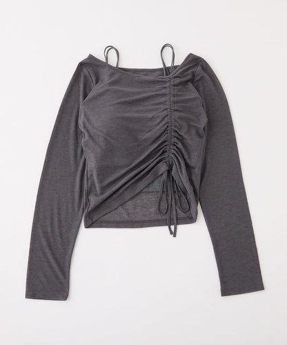 內搭套裝抽繩上衣