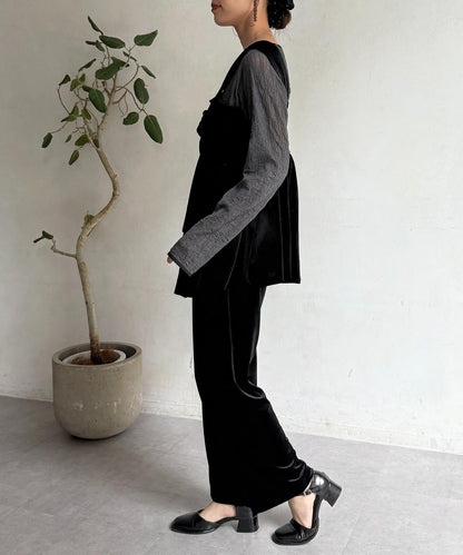 3件套天鵝絨套裝