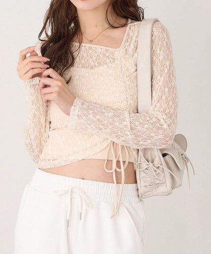 內搭套裝抽繩上衣