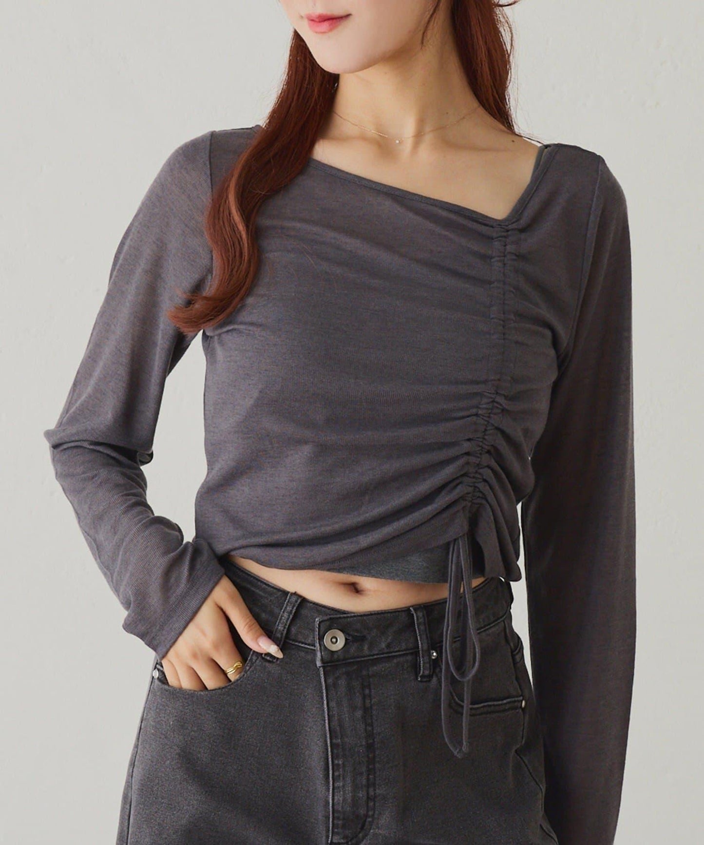 內搭套裝抽繩上衣