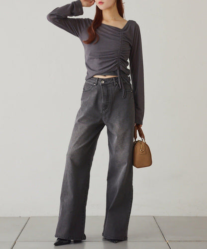 內搭套裝抽繩上衣