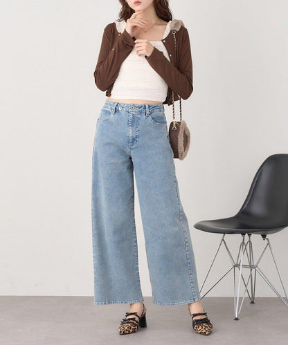 蕾絲內搭套裝開衫