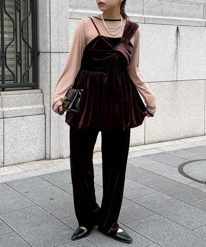 3件套天鵝絨套裝