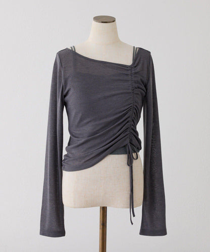 內搭套裝抽繩上衣