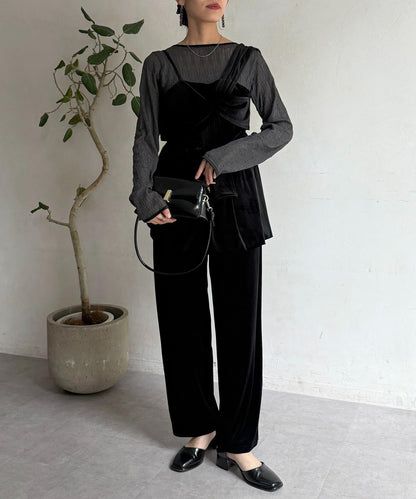 3件套天鵝絨套裝