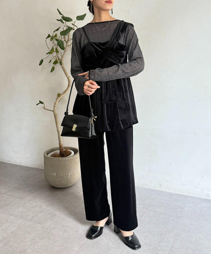 3件套天鵝絨套裝