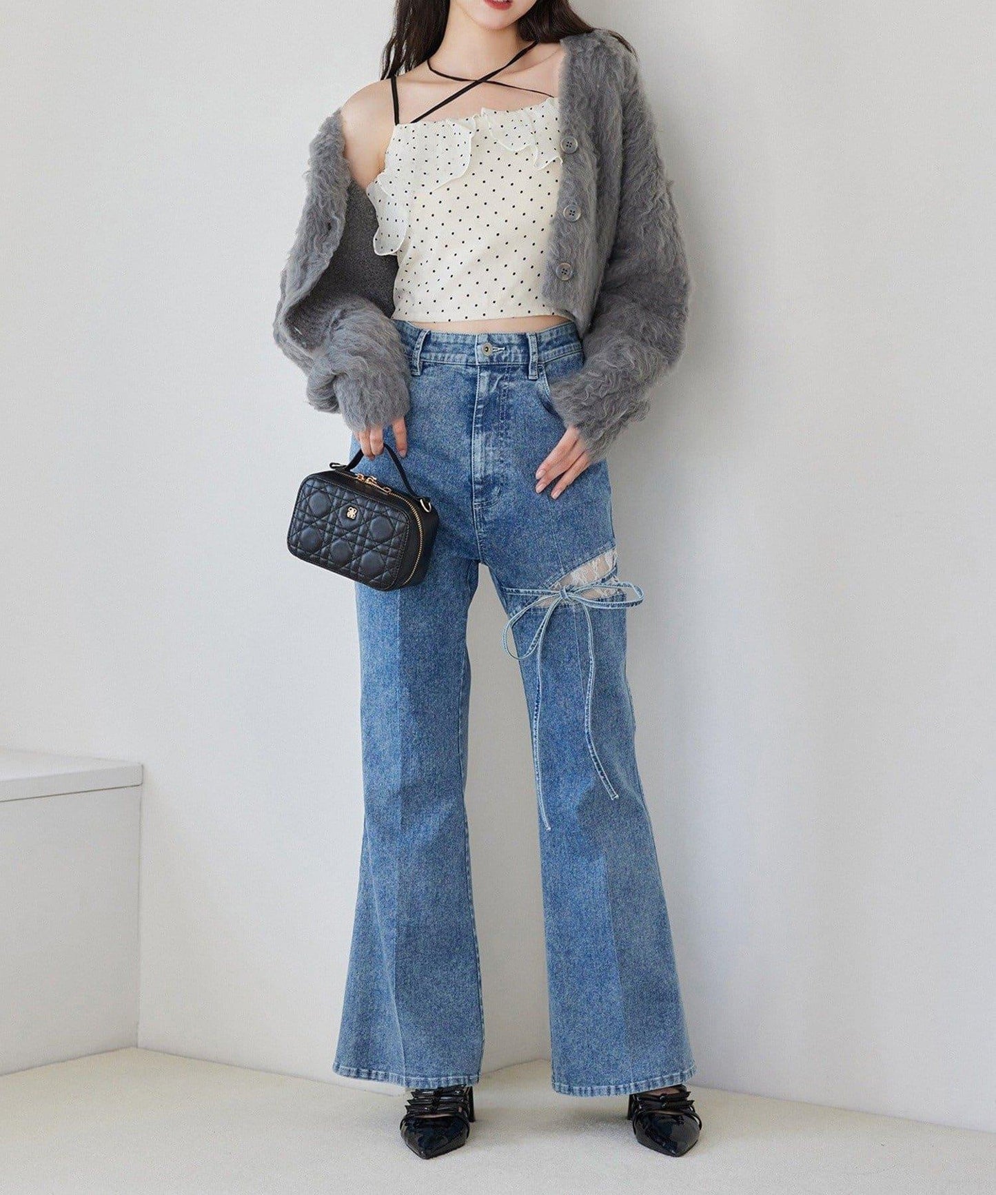 【one after another】首交叉吊帶背心