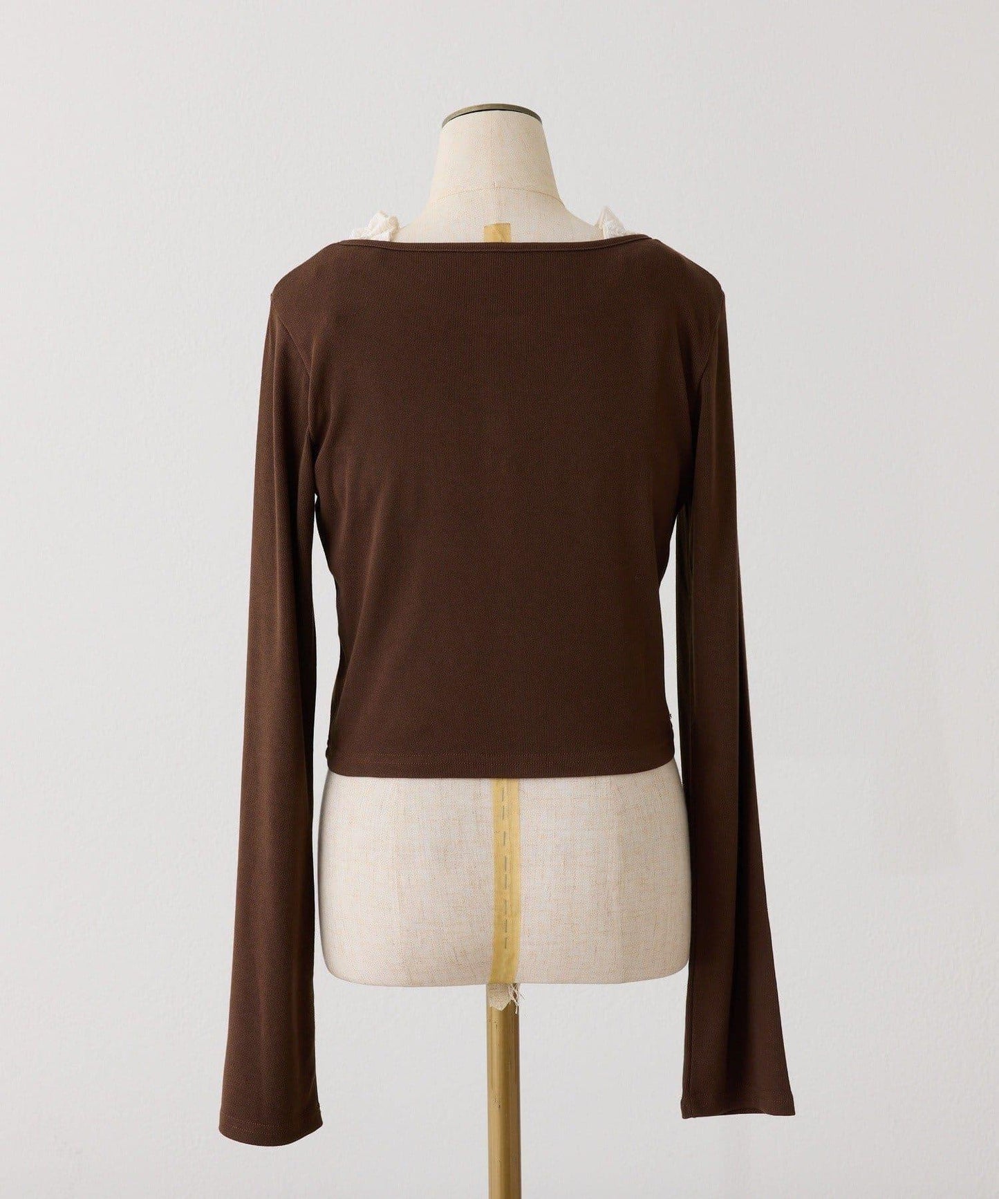 蕾絲內搭套裝開衫