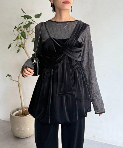 3件套天鵝絨套裝