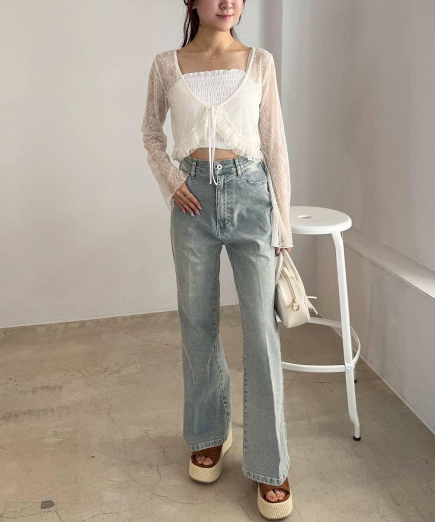 【one after another】蕾絲開衫