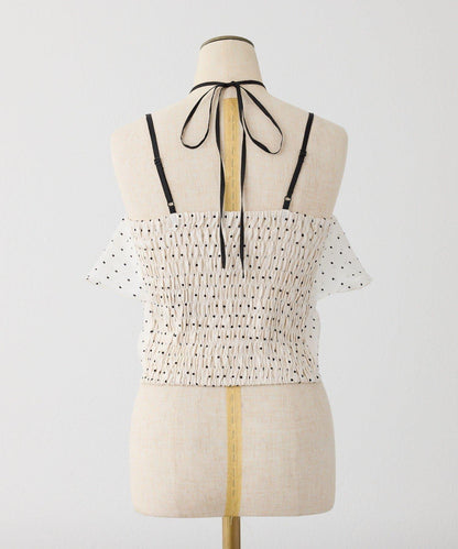 【one after another】首交叉吊帶背心