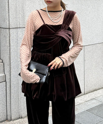 3件套天鵝絨套裝