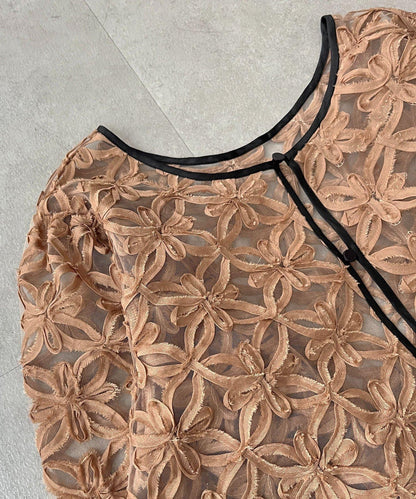 網紗套裝連衣裙