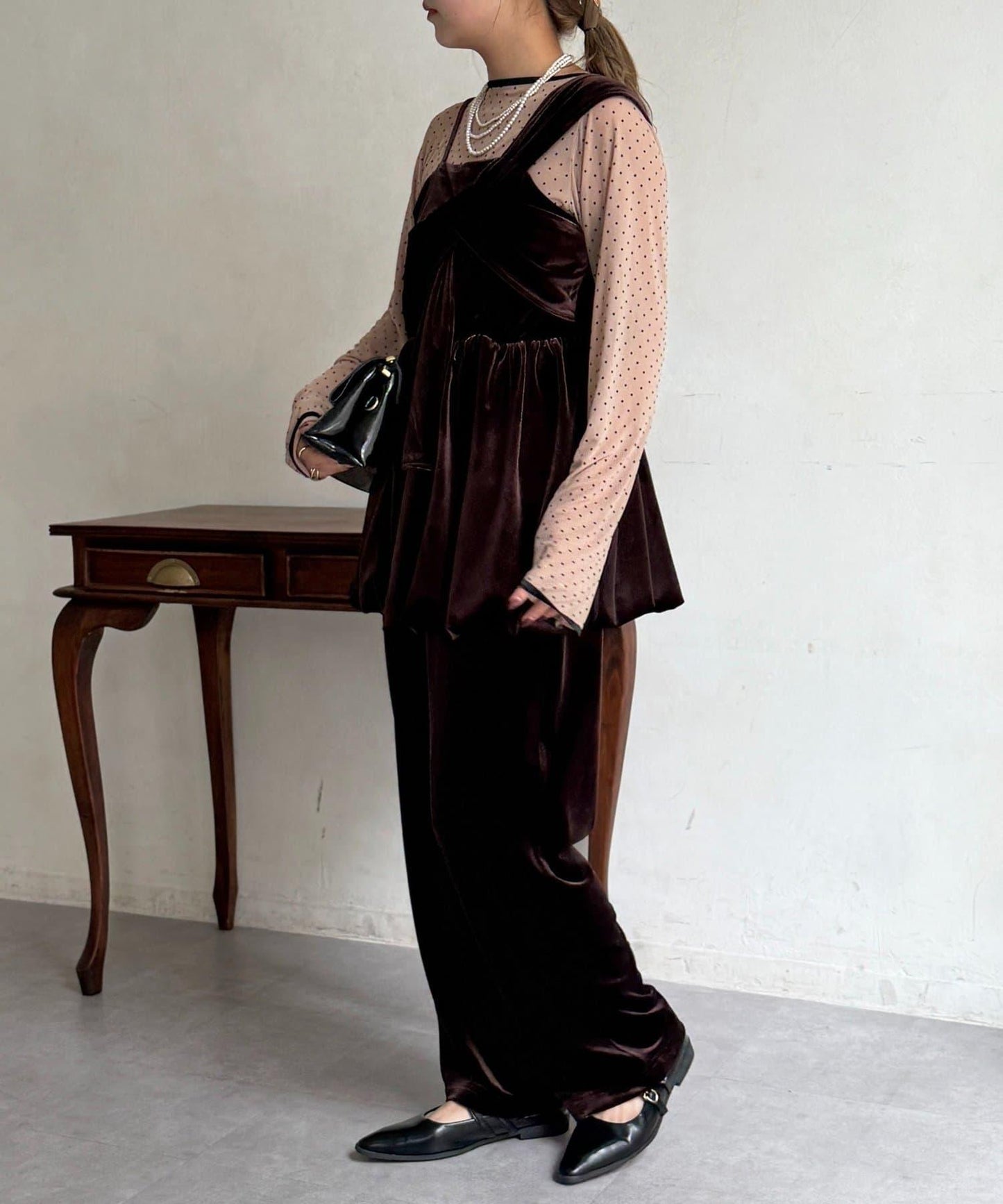 3件套天鵝絨套裝