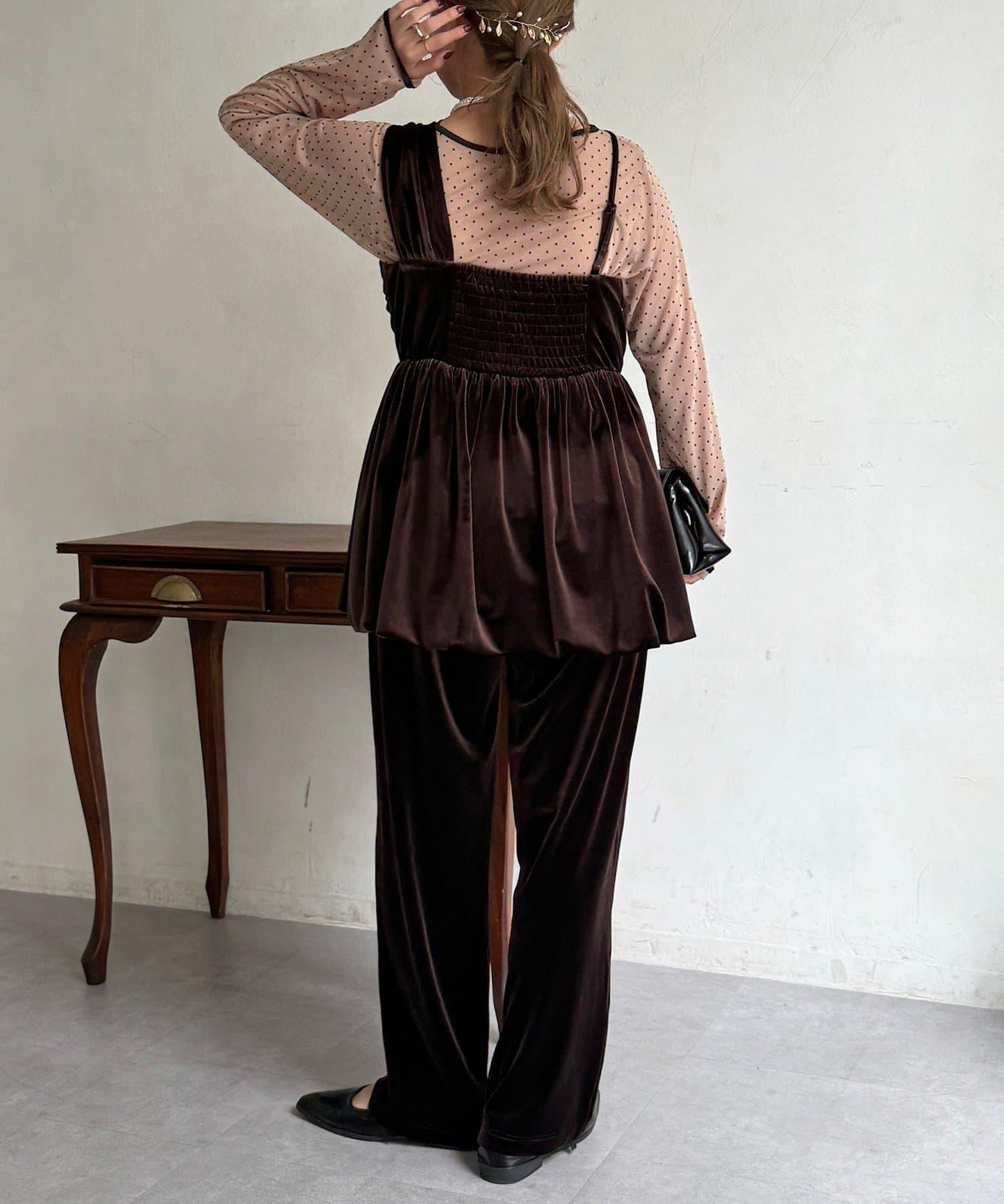 3件套天鵝絨套裝