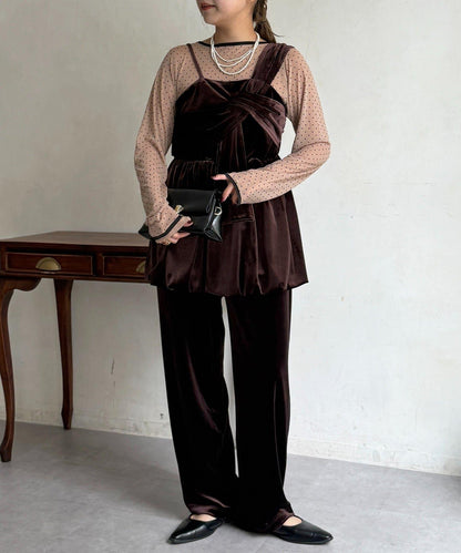 3件套天鵝絨套裝