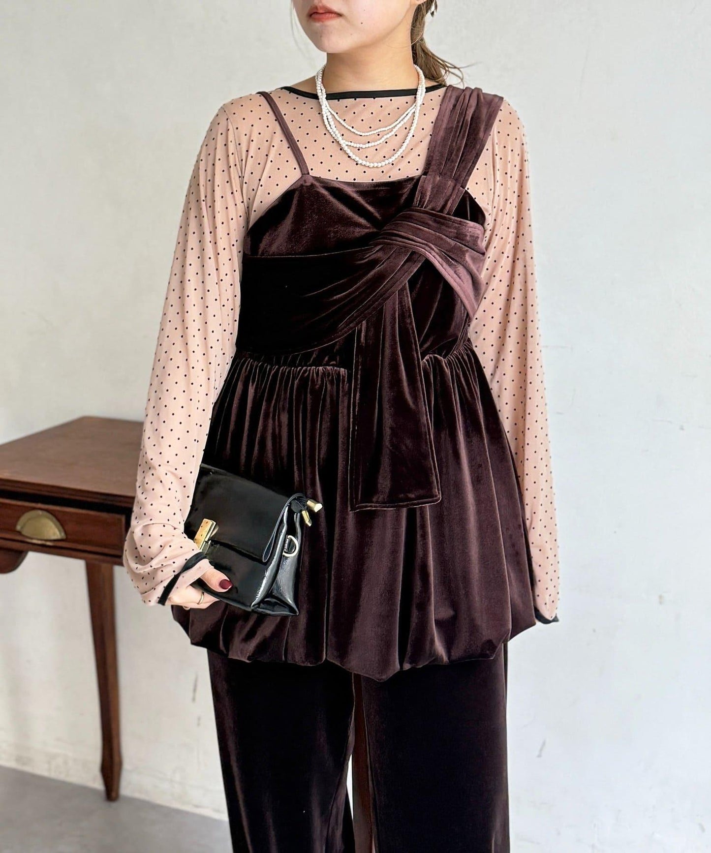 3件套天鵝絨套裝