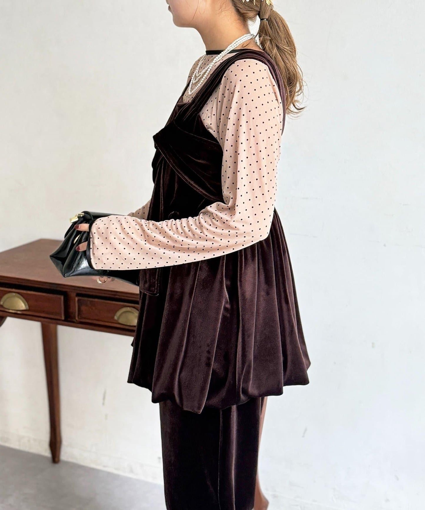 3件套天鵝絨套裝