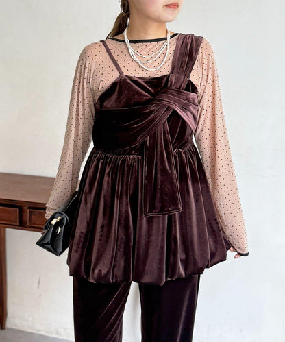 3件套天鵝絨套裝