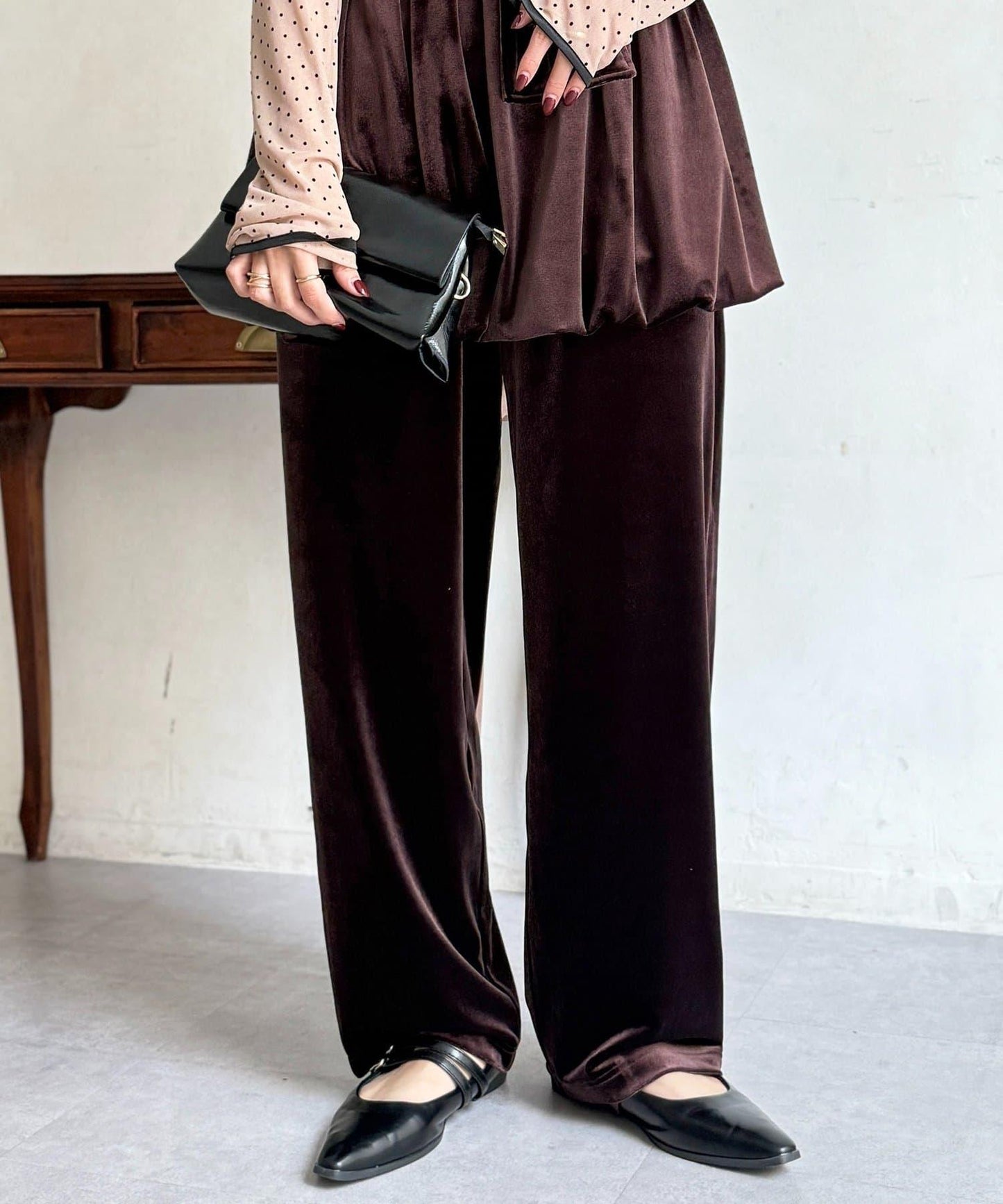 3件套天鵝絨套裝