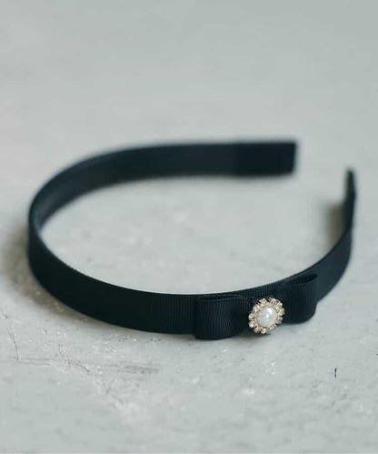 羅緞蝴蝶結髮箍