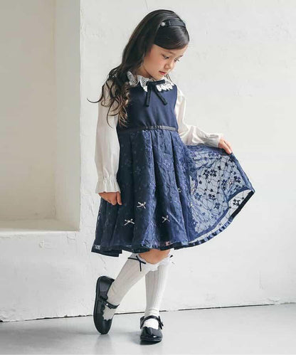 波浪邊蝴蝶結高跟鞋