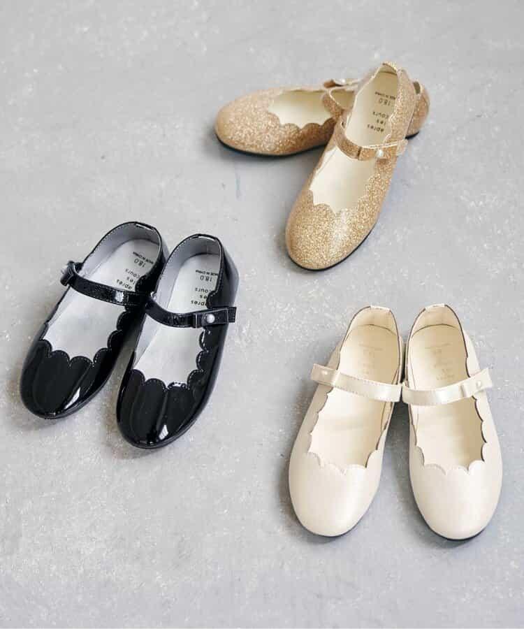 波浪邊蝴蝶結高跟鞋