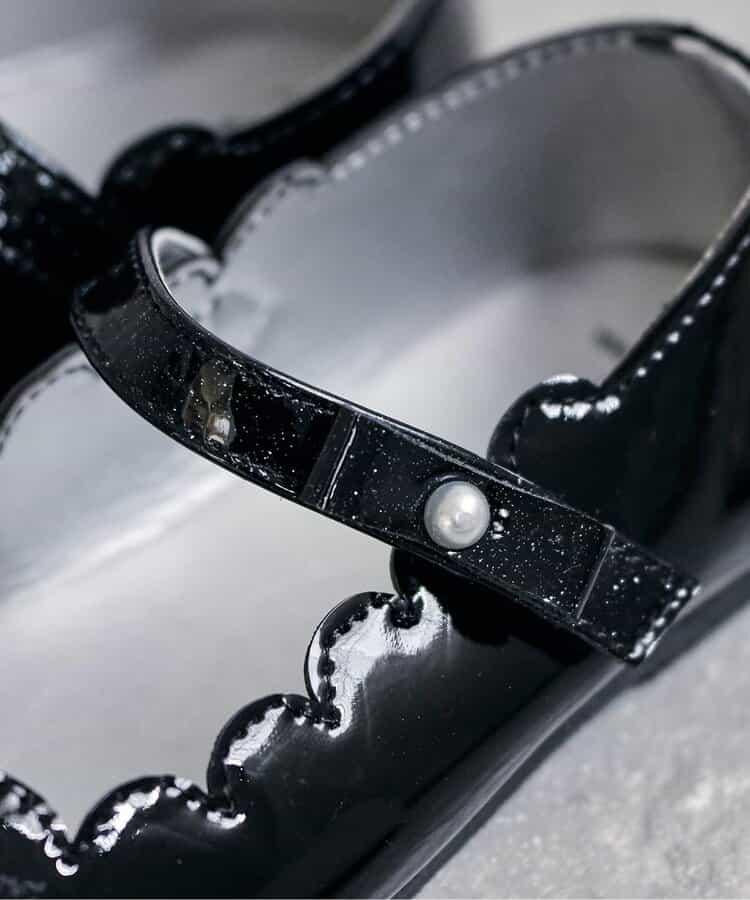 波浪邊蝴蝶結高跟鞋