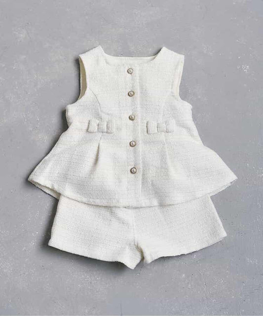 推褶荷葉邊套裝_アプレレクールマシェリ