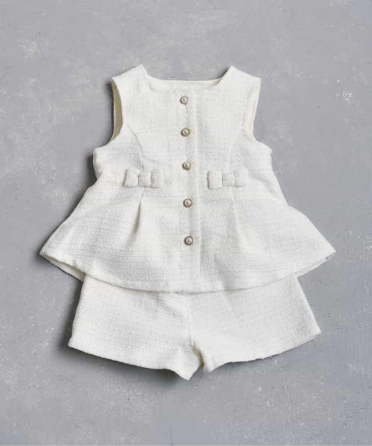 推褶荷葉邊套裝_アプレレクールマシェリ