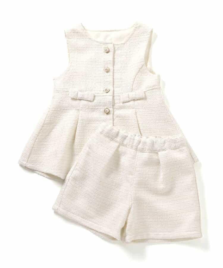 推褶荷葉邊套裝_アプレレクールマシェリ