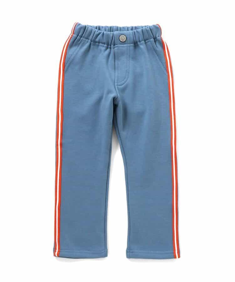 內加絨側邊條紋長褲 10分丈