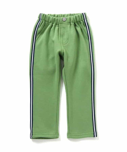 內加絨側邊條紋長褲 10分丈