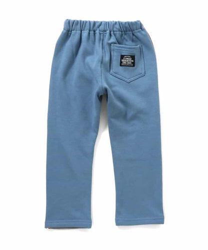 內加絨側邊條紋長褲 10分丈