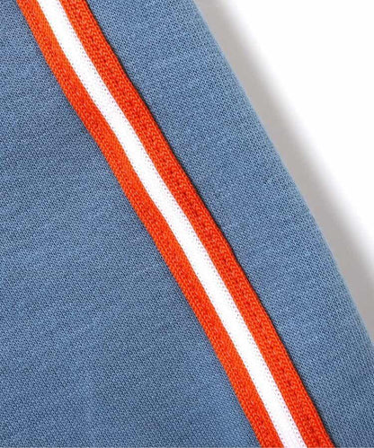 內加絨側邊條紋長褲 10分丈