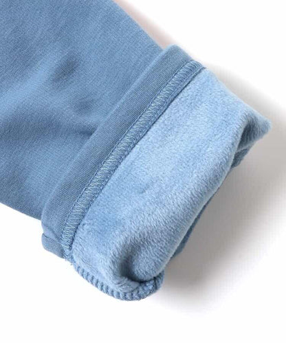 內加絨側邊條紋長褲 10分丈