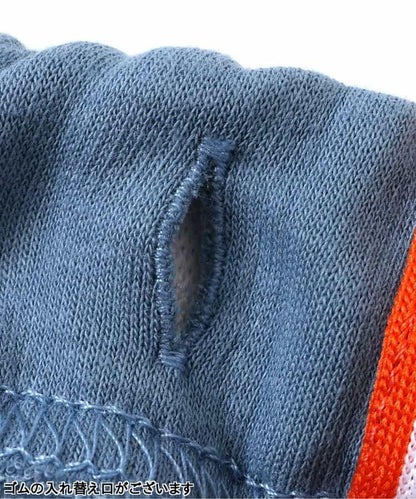 內加絨側邊條紋長褲 10分丈