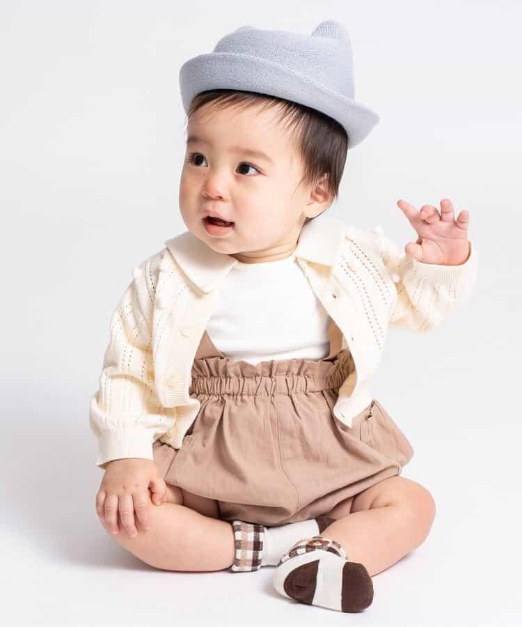 小熊嬰兒帽_UV防曬