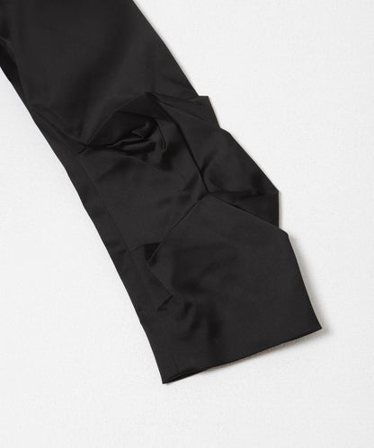 GANNI 緞面垂墜西裝外套