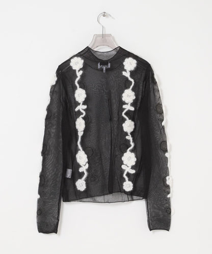 GANNI 花卉鉤針貼花