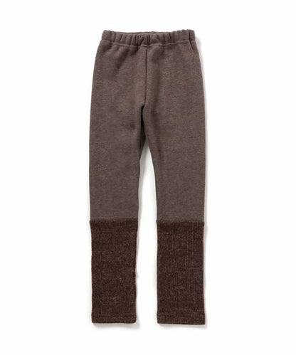 加絨拼接打底褲 10分長度