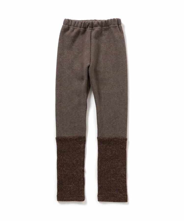 加絨拼接打底褲 10分長度