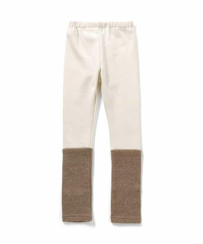 加絨拼接打底褲 10分長度