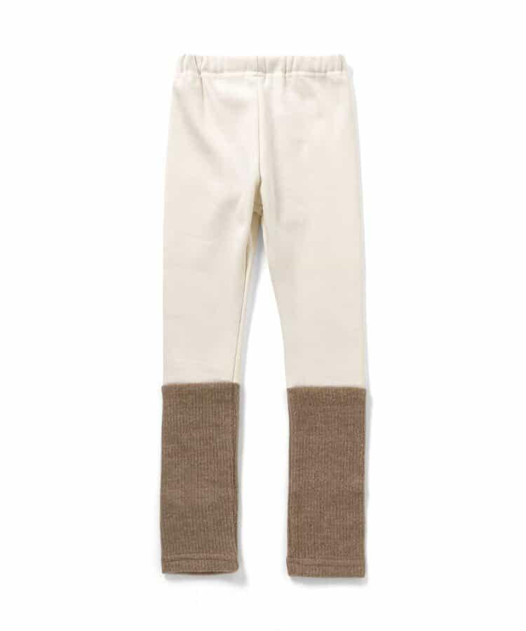 加絨拼接打底褲 10分長度