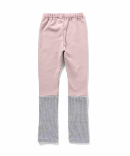 加絨拼接打底褲 10分長度